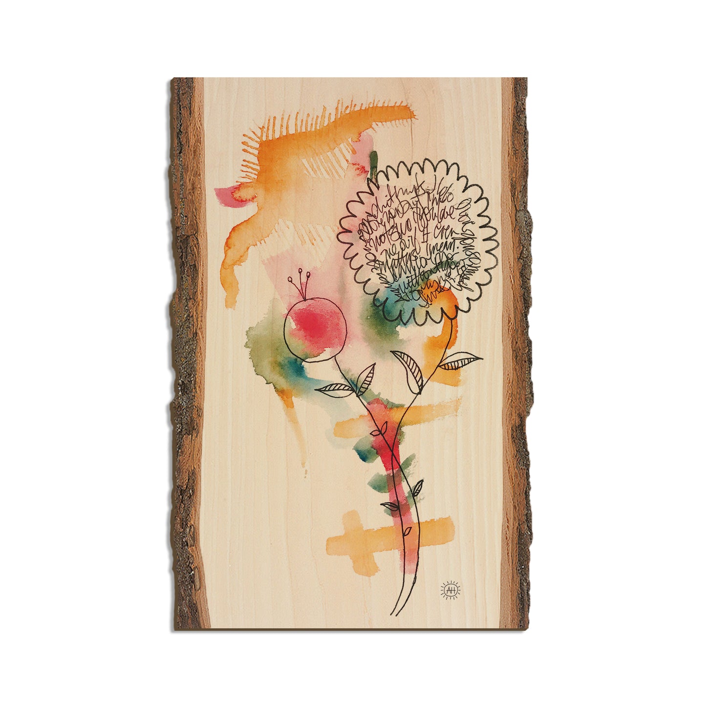 Henning's Writing Flowers - Live Edge Live Edge Magnet (5pk // $2.80ea)