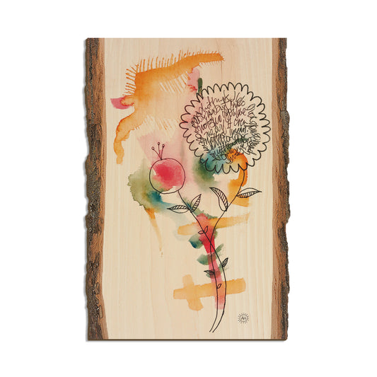 Henning's Writing Flowers - Live Edge Live Edge Postcard  (5pk // $2.80ea)