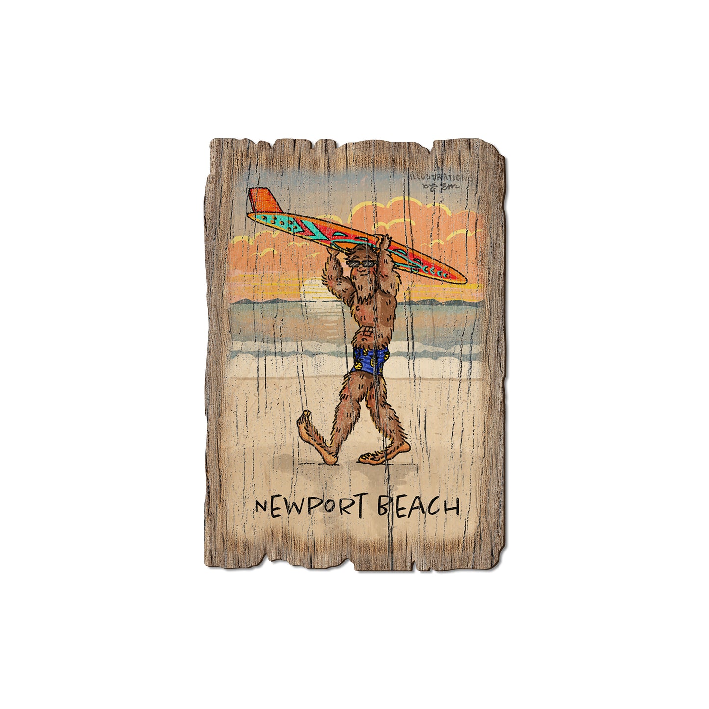 Bigfoot Board Head - Weathered Edge