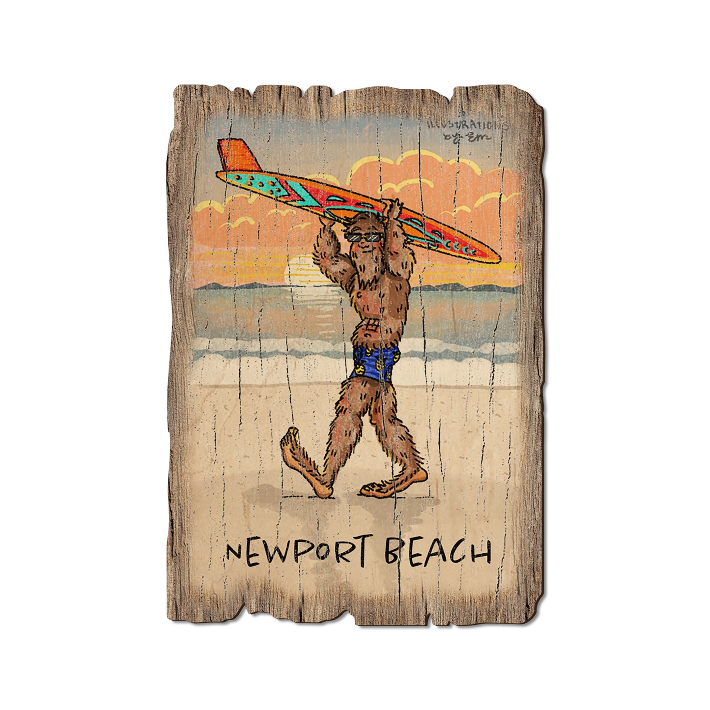 Bigfoot Board Head - Weathered Edge