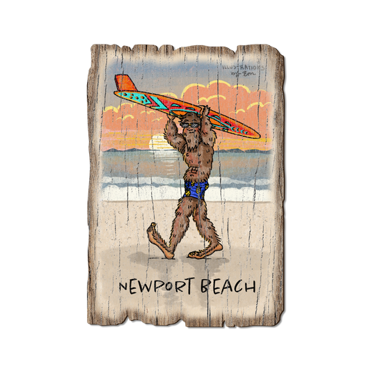 Greeting Card: Weathered Edge - Bigfoot Board Head (Pack of 5)