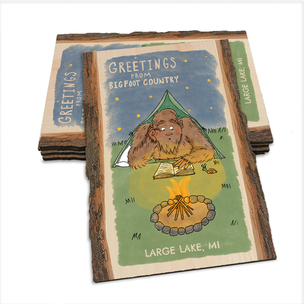 Bigfoot Camper - Live Edge Live Edge Postcard (5pk // $2.80ea)