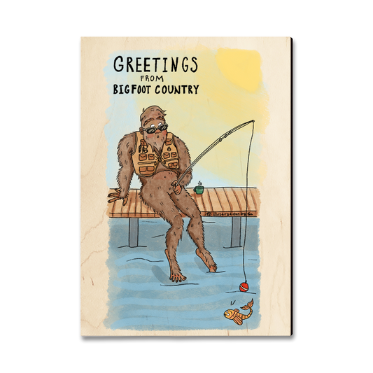 Magnet: Classic Edge - Bigfoot Fisher