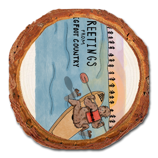Coaster: Live Edge - Bigfoot Kayaker (Pack of 5)
