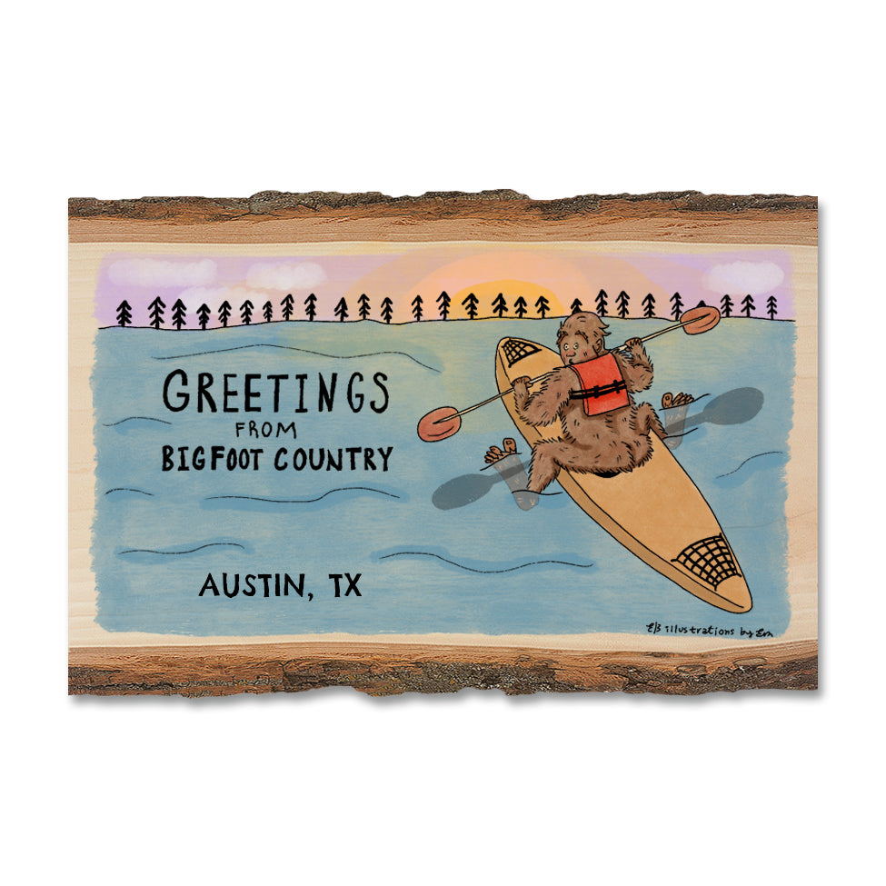 Bigfoot Kayaker - Live Edge - DaydreamDealer