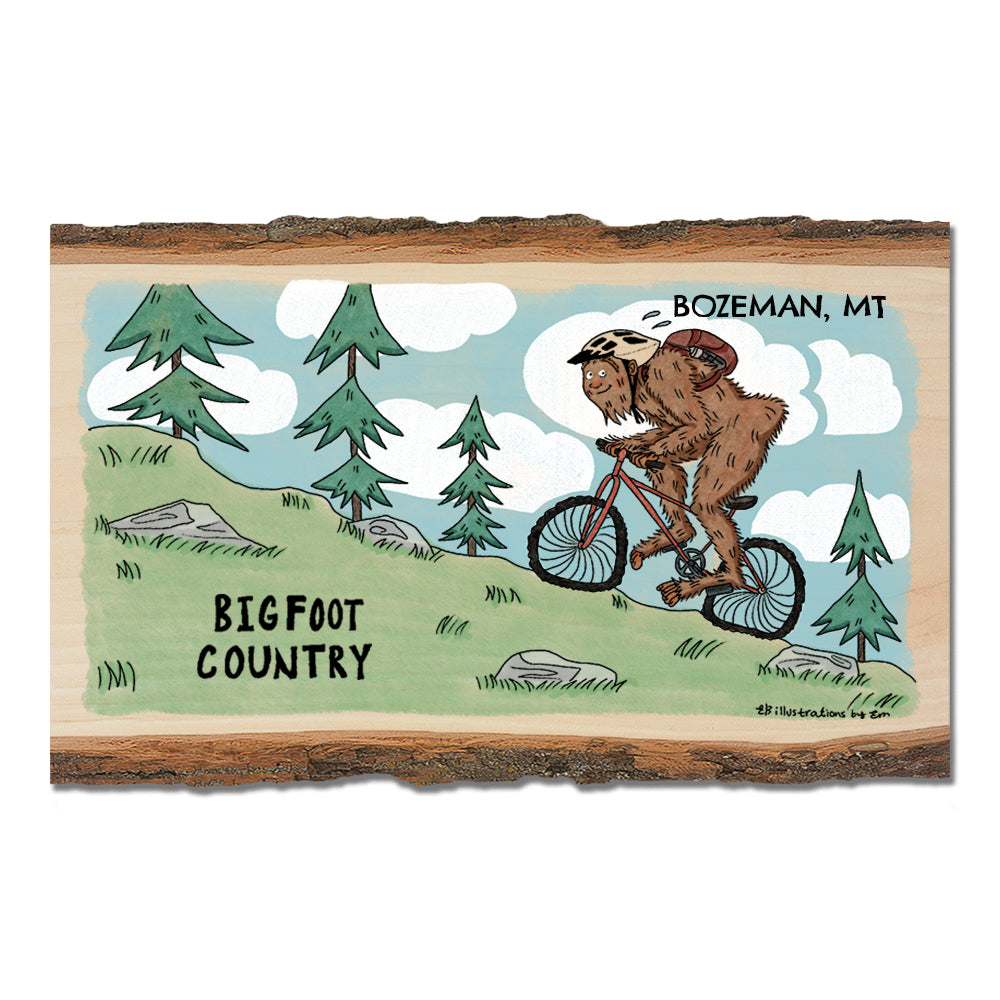 Bigfoot Mtn Biker - Live Edge Live Edge Magnet (5pk // $2.80ea)