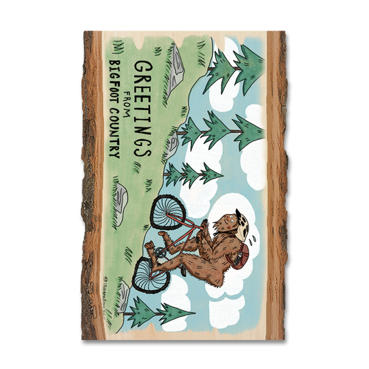 Magnet: Live Edge - Bigfoot Mtn Biker