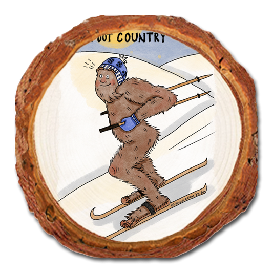 Coaster: Live Edge - Bigfoot Skier (Pack of 5)