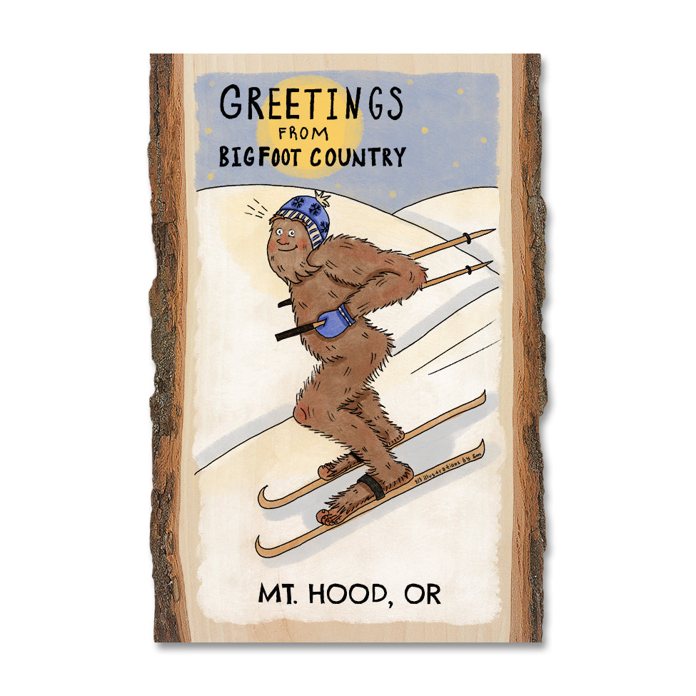 Bigfoot Skier - Live Edge - DaydreamDealer