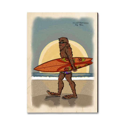 Magnet: Classic Edge - Bigfoot Sunset Surf