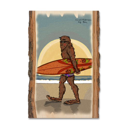 Magnet: Live Edge - Bigfoot Sunset Surf
