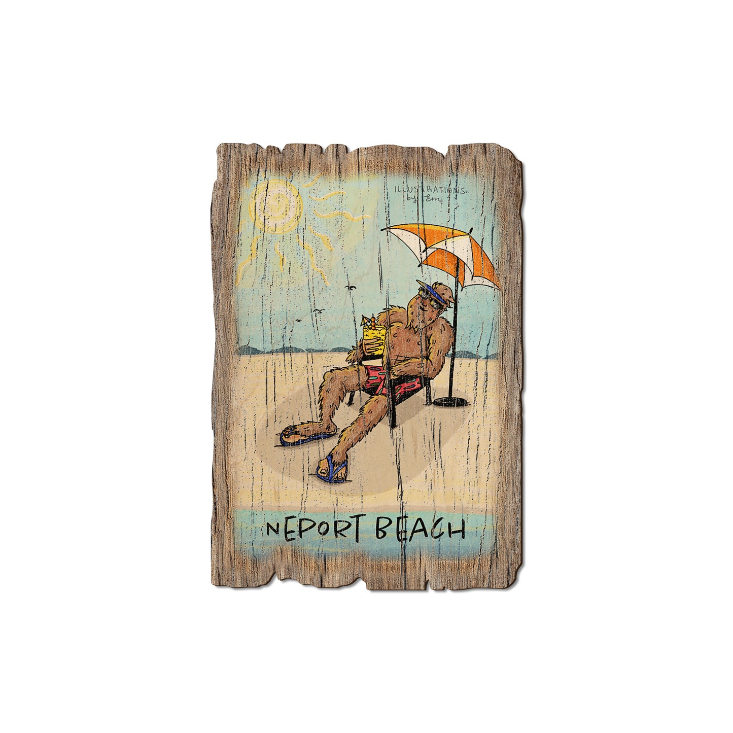 Bigfoot Sun Tanning - Weathered Edge