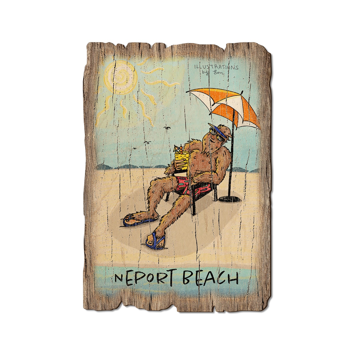 Bigfoot Sun Tanning - Weathered Edge