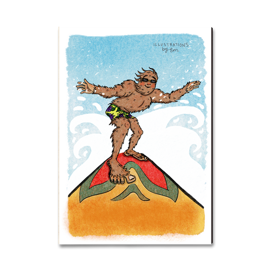 Magnet: Classic Edge - Bigfoot Surfing