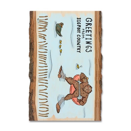 Magnet: Live Edge - Bigfoot Swimmer