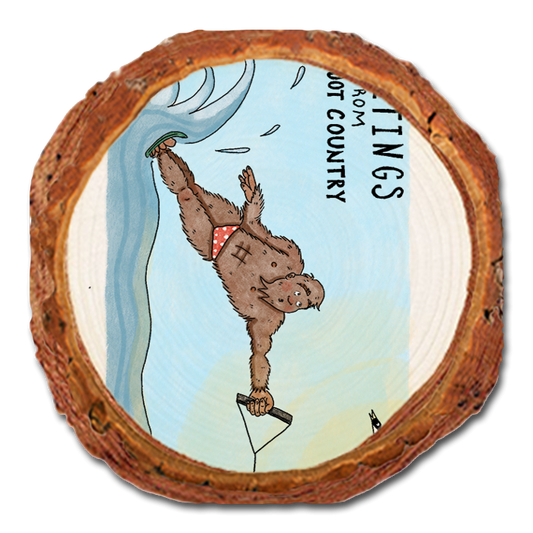 Coaster: Live Edge - Bigfoot Water Skier (Pack of 5)
