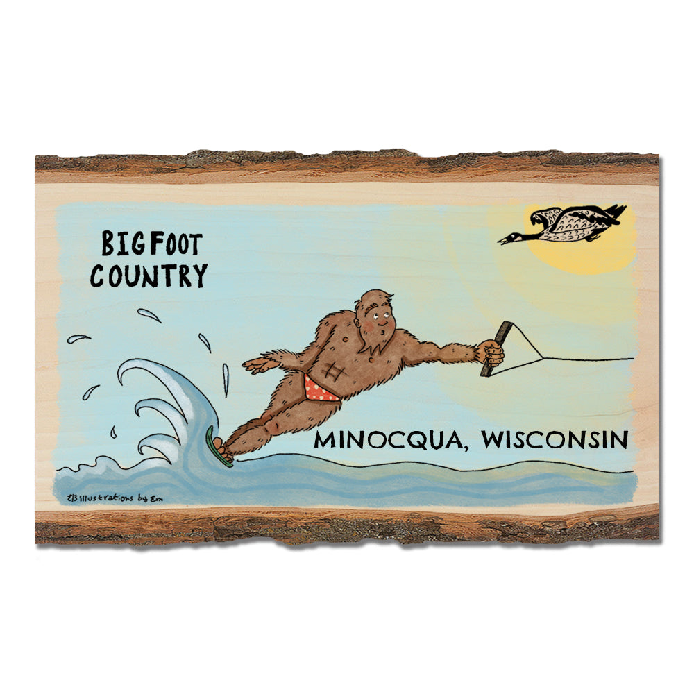 Bigfoot Water Skier - Live Edge