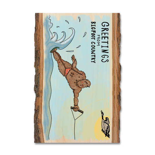 Magnet: Live Edge - Bigfoot Water Skier
