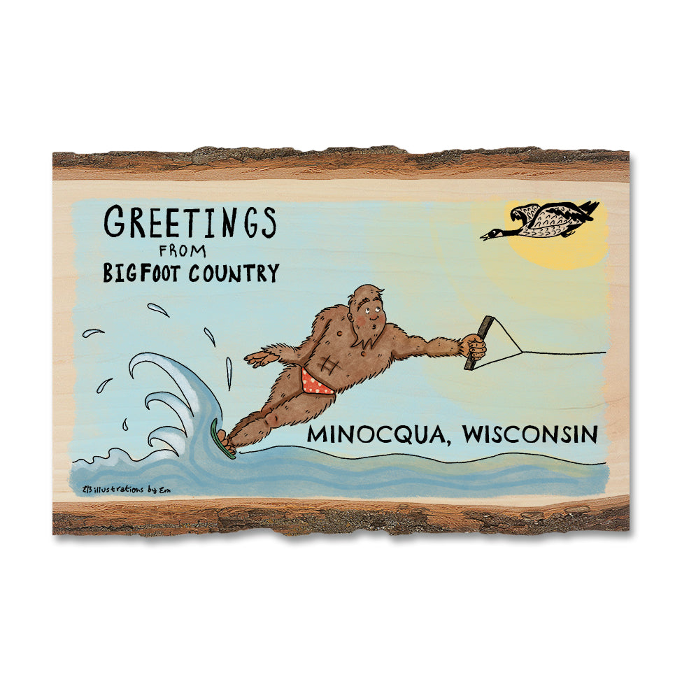 Bigfoot Water Skier - Live Edge