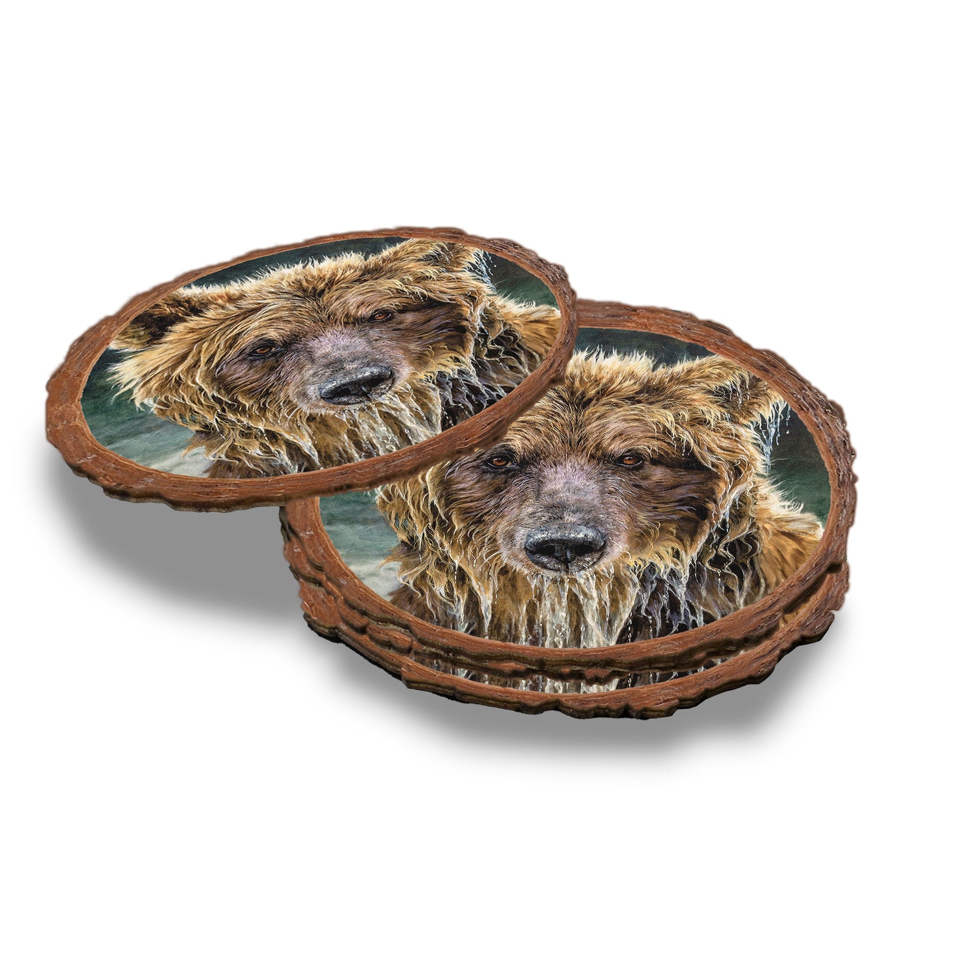 Marris' Bad Day Fishing - Live Edge Live Edge Coaster (5pk // $2.80ea)