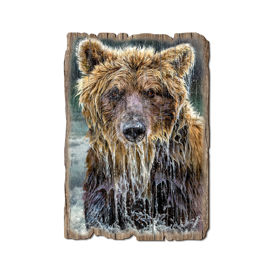 Greeting Card: Weathered Edge - Marris' Bad Day Fishing