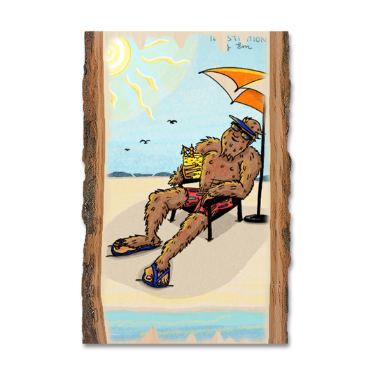 Greeting Card: Live Edge - Marris' Big Grizz
