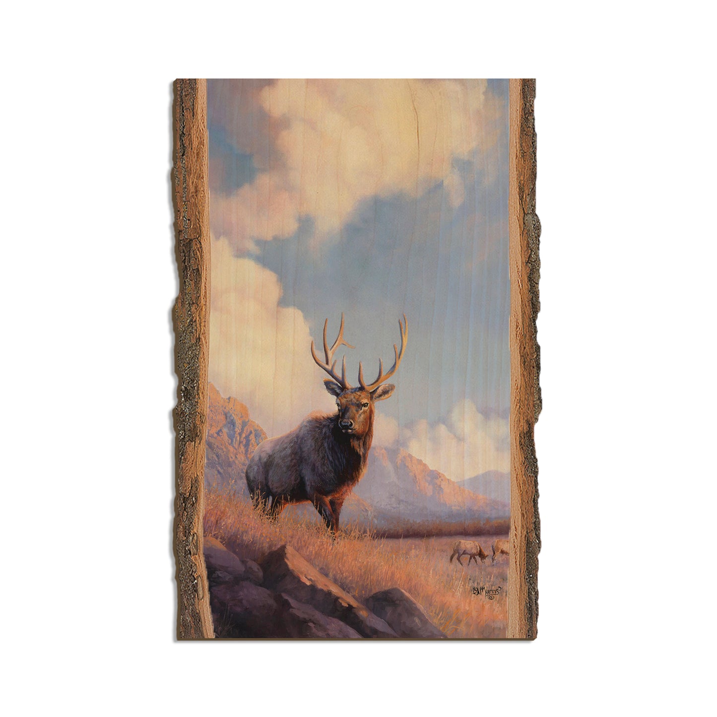 Marris' Blue Sky Elk - Live Edge Live Edge Magnet (5pk // $2.80ea)