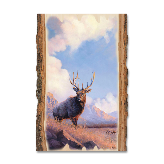 Magnet: Live Edge - Marris' Blue Sky Elk