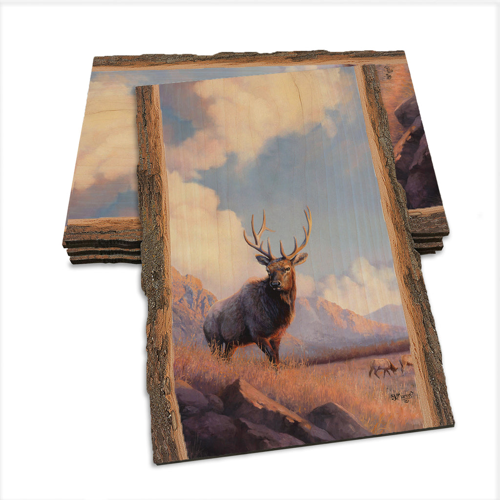 Marris' Blue Sky Elk - Live Edge Live Edge Postcard (5pk // $2.80ea)