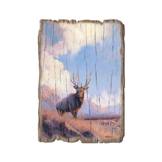 Greeting Card: Weathered Edge - Marris' Blue Sky Elk (Pack of 5)
