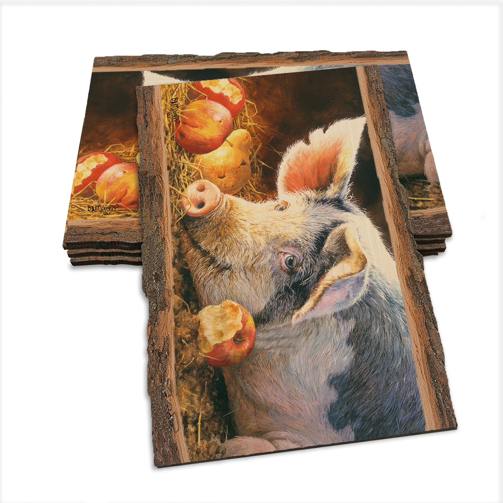 Marris' Happy Pig - Live Edge Live Edge Postcard (5pk // $2.80ea)