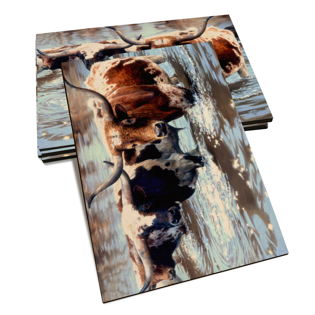 Marris' Long Horns - Classic Edge Classic Edge Postcard (5pk // $2.80ea)