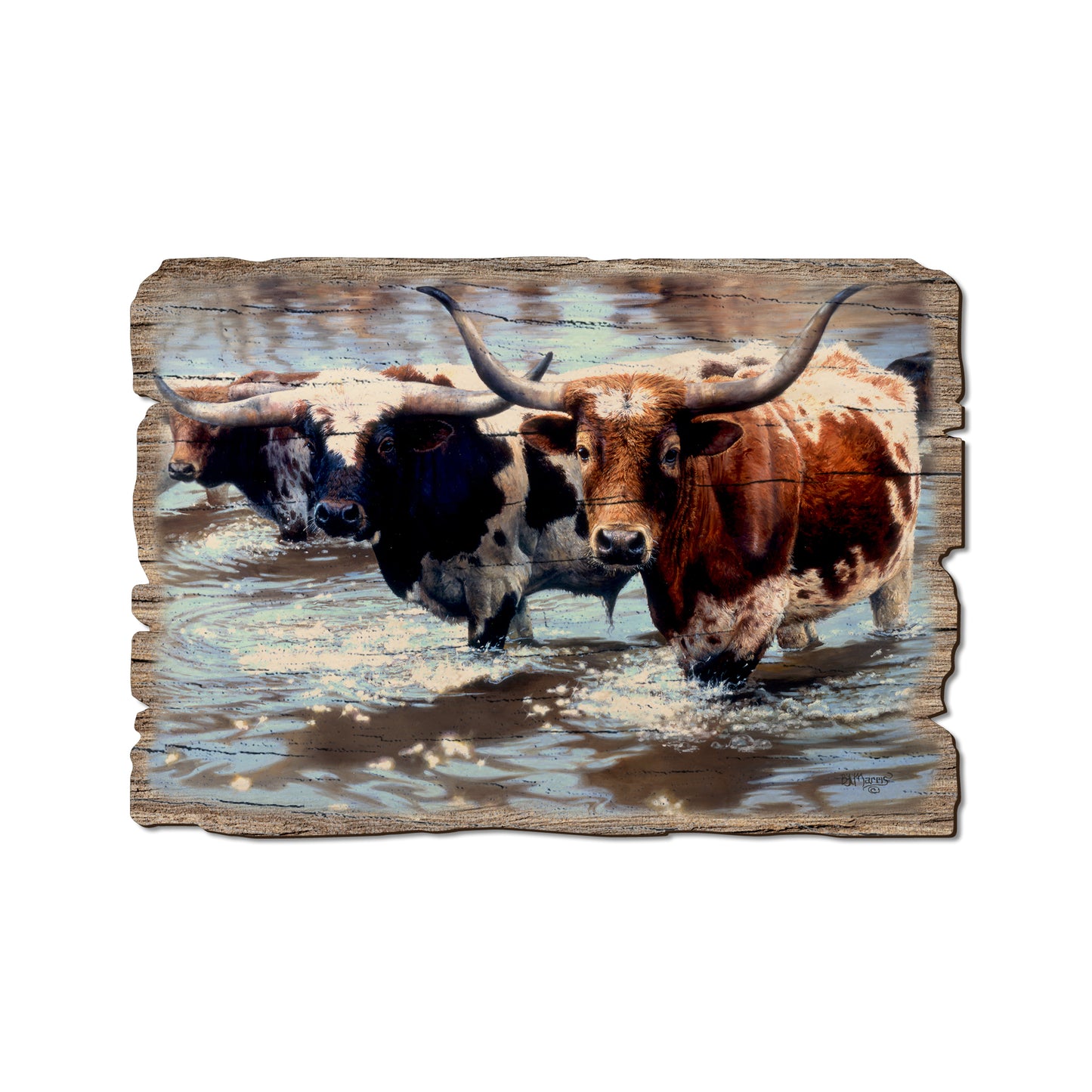 Marris' Long Horns - Rustic Edge Postcards & Magnets Rustic Edge Postcard (5pk // $2.80ea)