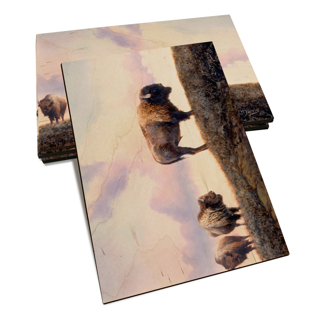 Marris' Three Bison - Classic Edge Classic Edge Postcard (5pk // $2.80ea)