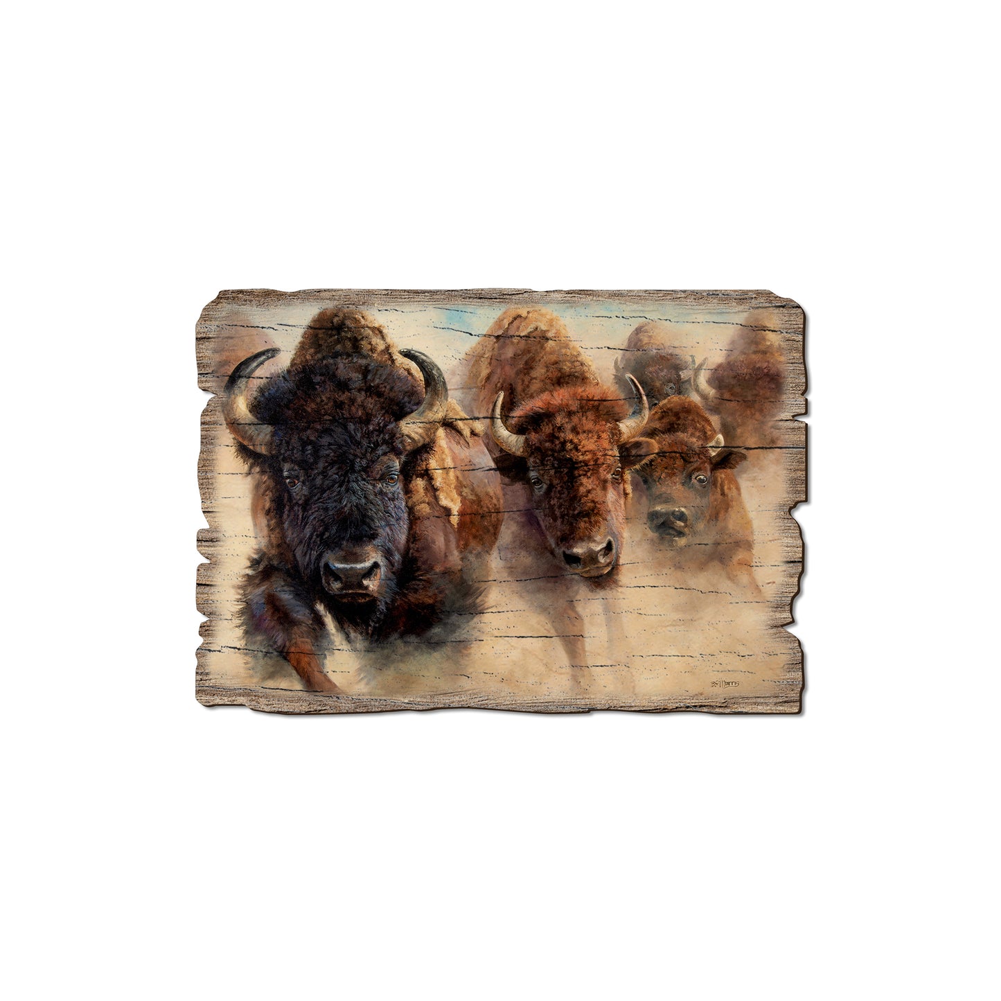 Marris' The Stampede - Rustic Edge Postcards & Magnets Rustic Edge Magnet (5pk // $2.80ea)