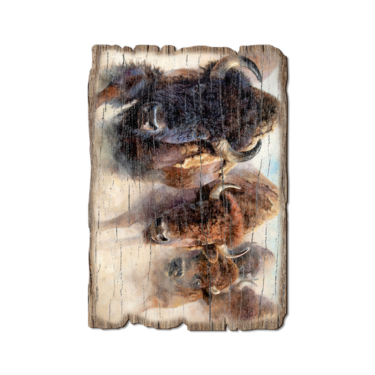 Greeting Card: Weathered Edge - Marris' The Stampede