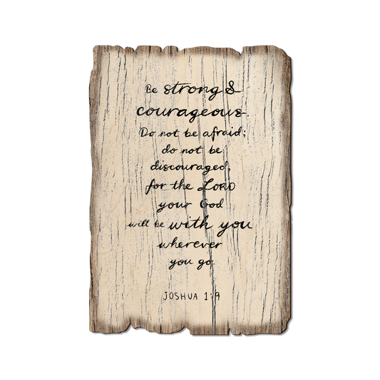 Greeting Card: Weathered Edge - Be Strong (Pack of 5)