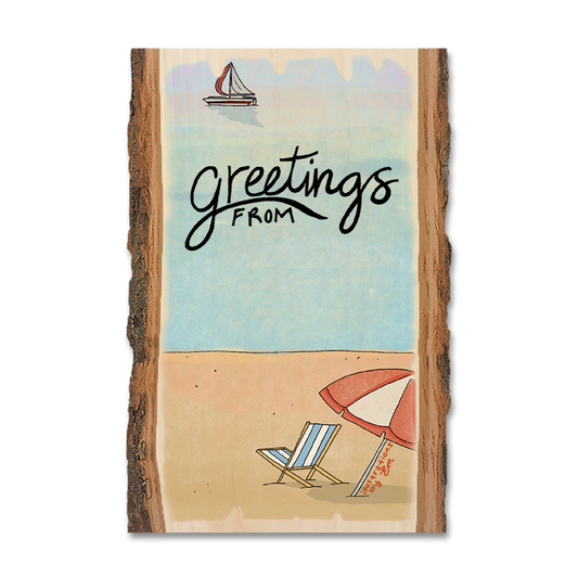Magnet: Live Edge - Beach Umbrella