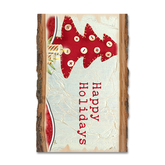 Greeting Card: Live Edge - Button Tree