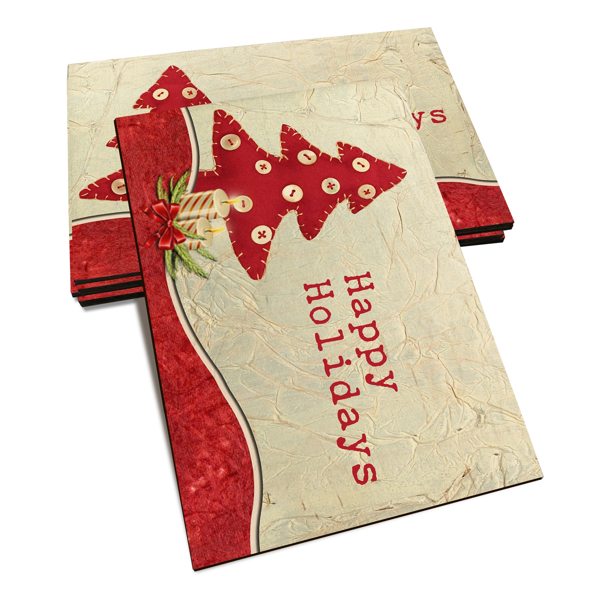 Button Tree - Holiday - Classic Edge Classic Edge Postcard (5pk // $2.80ea)