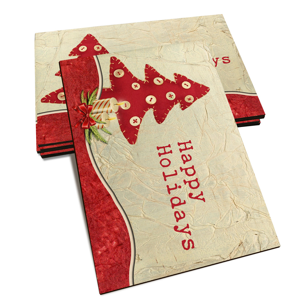 Button Tree - Holiday - Classic Edge Classic Edge Postcard (5pk // $2.80ea)