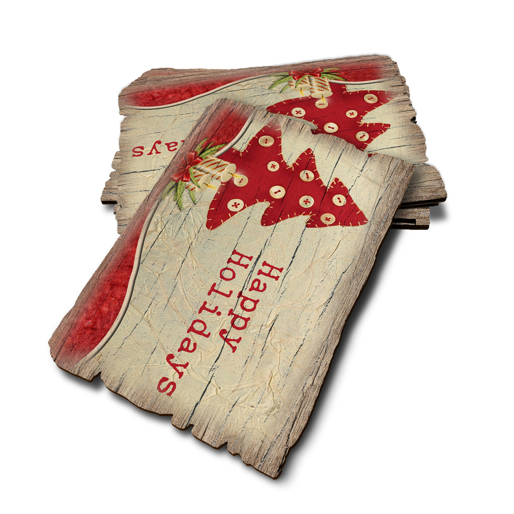 Button Tree - Weathered Edge Rustic Edge Postcard (5pk // $2.80ea)