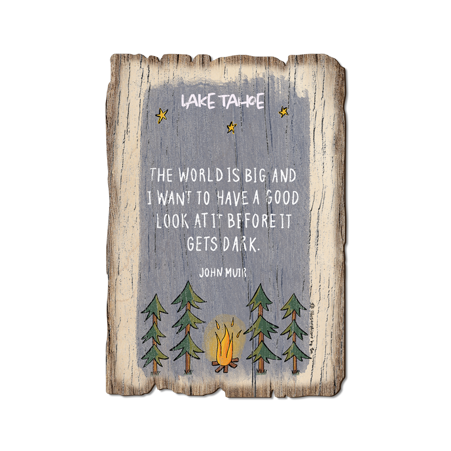 Greeting Card: Weathered Edge - Big World (Pack of 5)