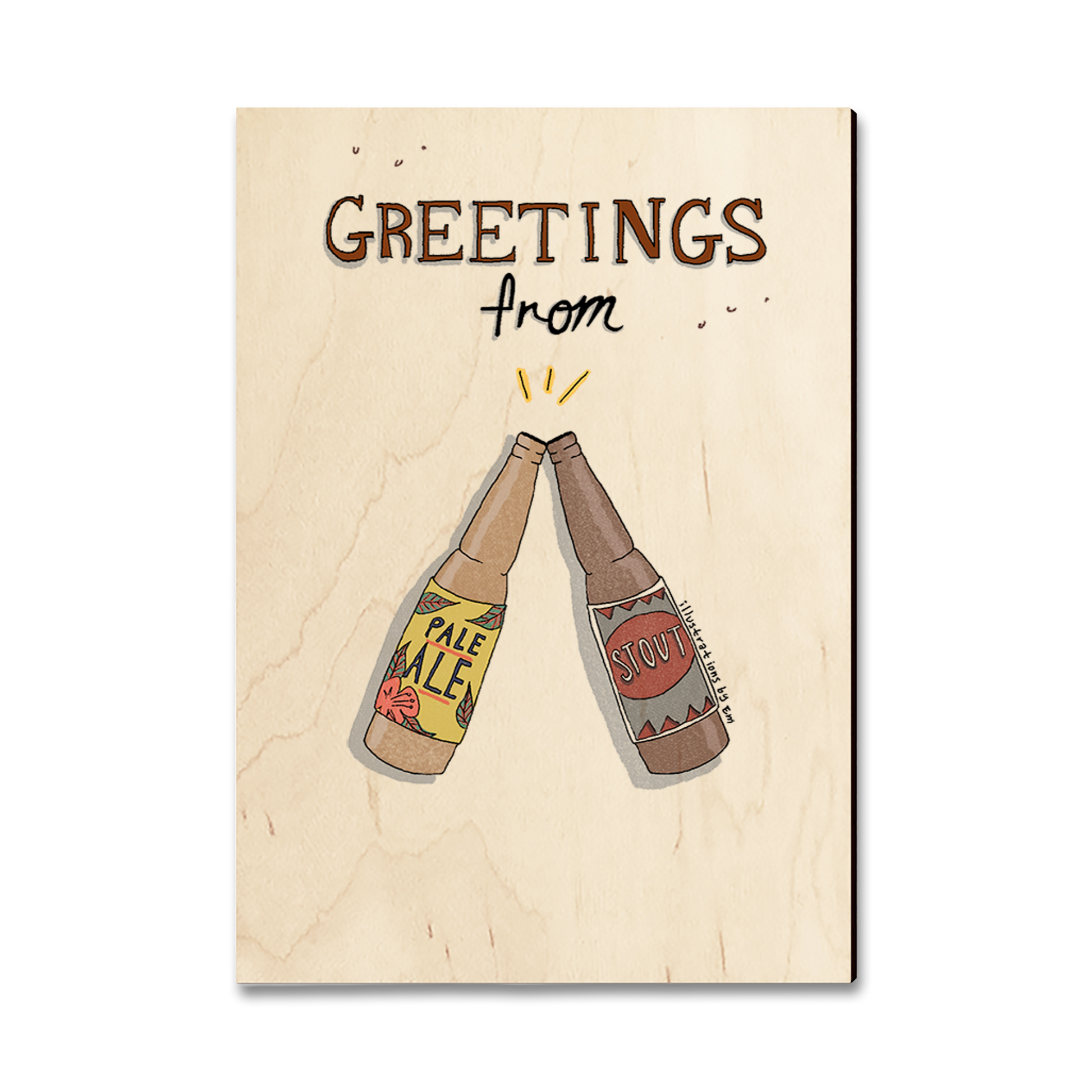 Postcard: Classic Edge - Cheers Beers