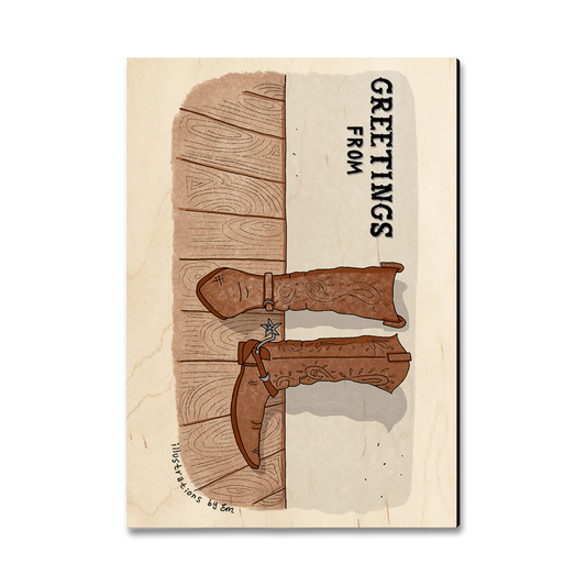 Magnet: Classic Edge - Cowboy Boots