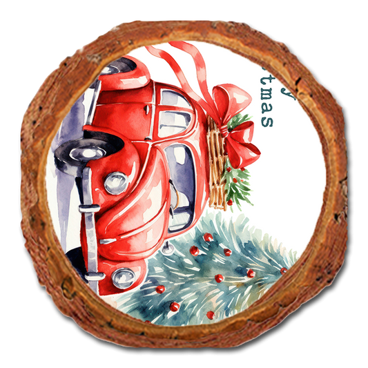 Coaster: Live Edge - Christmas Bug (Pack of 5)
