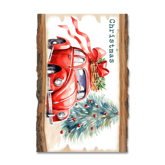Magnet: Live Edge - Christmas Bug