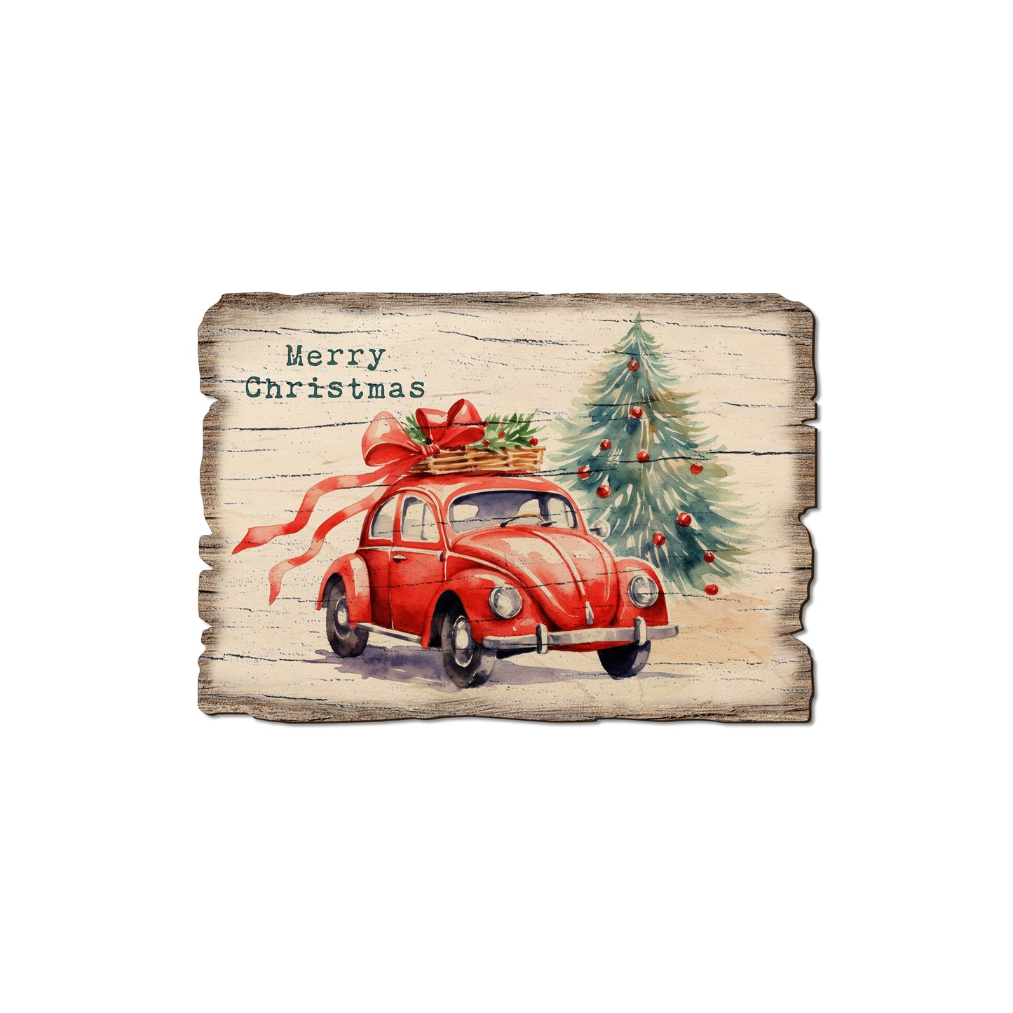 Christmas Bug - Rustic Edge Postcards & Magnets Rustic Edge Magnet (5pk // $2.80ea)