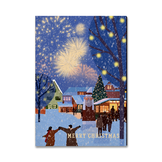 Magnet: Classic Edge - Christmas Celebration