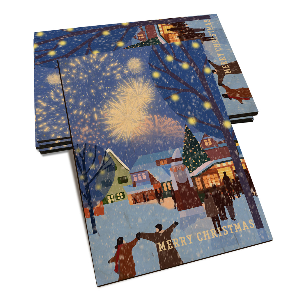 Christmas Celebration - Holiday - Classic Edge Classic Edge Postcard (5pk // $2.80ea)